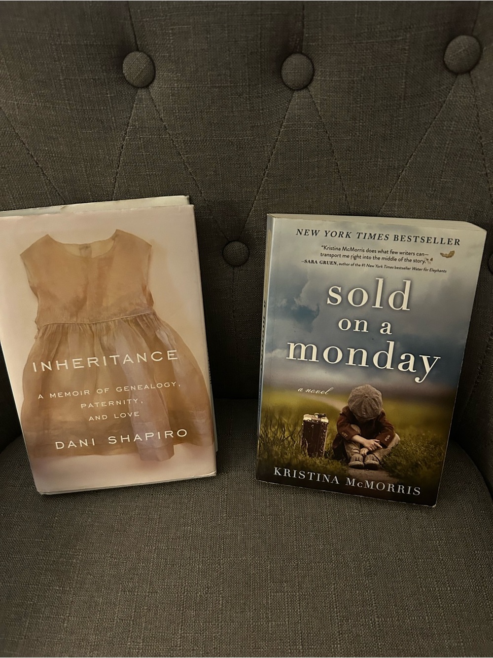 Books bundle Inheritance Dani Shapiro & Sold on a Monday Kristina McMorris
